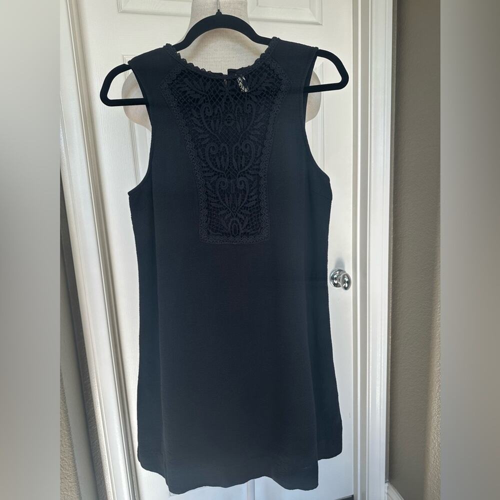 Free People black lace trim dress, size medium - Picture 2 of 12